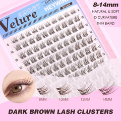 HEYWINK precision tweezers for effortless cluster placement and precise DIY eyelash extensions