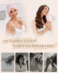 HFRHTGY pink night turban for face washing and makeup routines