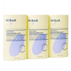 HIBAR Lavender & Jasmine deodorant tube with plastic-free packaging for daily freshness.
