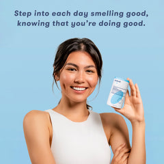 HIBAR Sensitive Deodorant push-up applicator provides easy, precise, mess-free application.