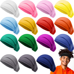 Hicarer 16-piece colored dreadlock cap set in vibrant hues for versatile styling