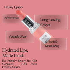 Hickey two-pack lipstick display shown on a clean surface
