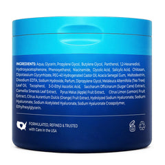 Hicream glycolic pads visible on skin for even tone
