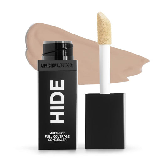 Hide Liquid Concealer Vanilla packaging shown for easy use and portability.