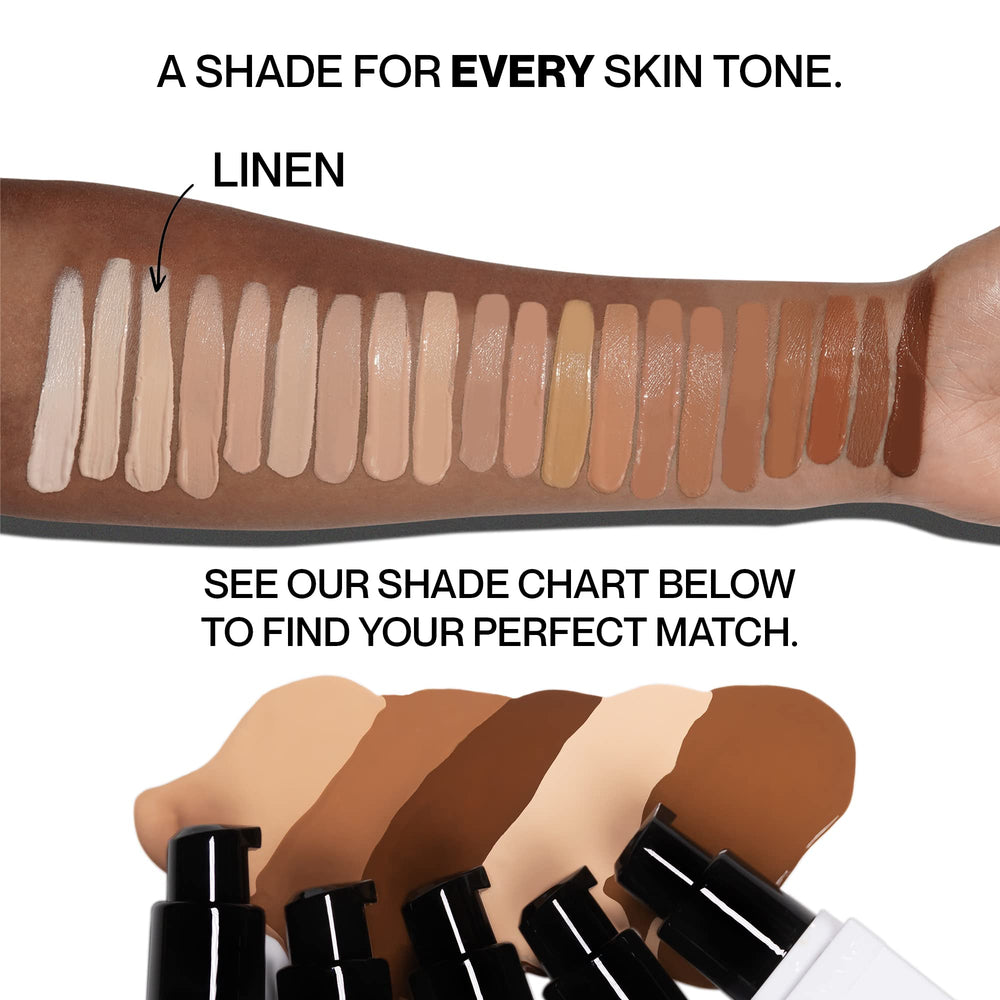 Oil-free formula of Hide Premium Foundation helps control shine
