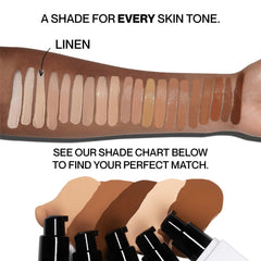 Oil-free formula of Hide Premium Foundation helps control shine