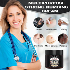 HIEKERS multi-use cream for piercing, waxing, and laser services.