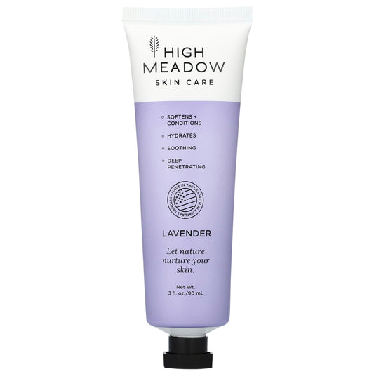 High Meadow Lanolin Skin Cream bottle for deep hydration on dry skin