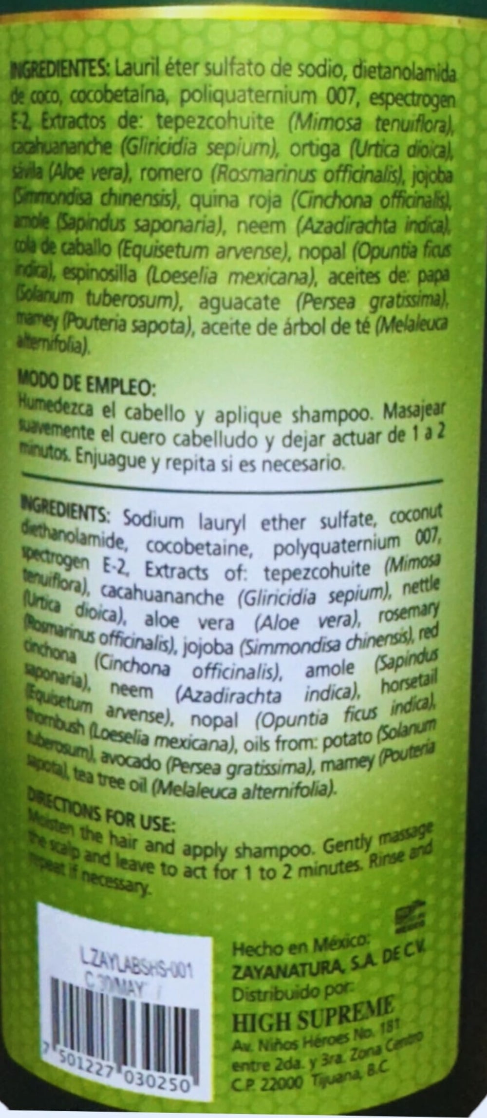 HIGH SUPREME all-hair-types compatibility, safe for color-treated hair and daily routines.