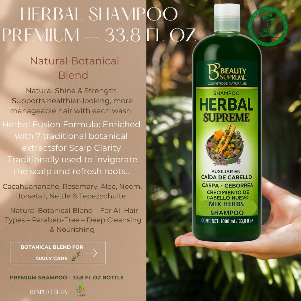HIGH SUPREME nettle and aloe vera blend image, emphasizing natural hydration.