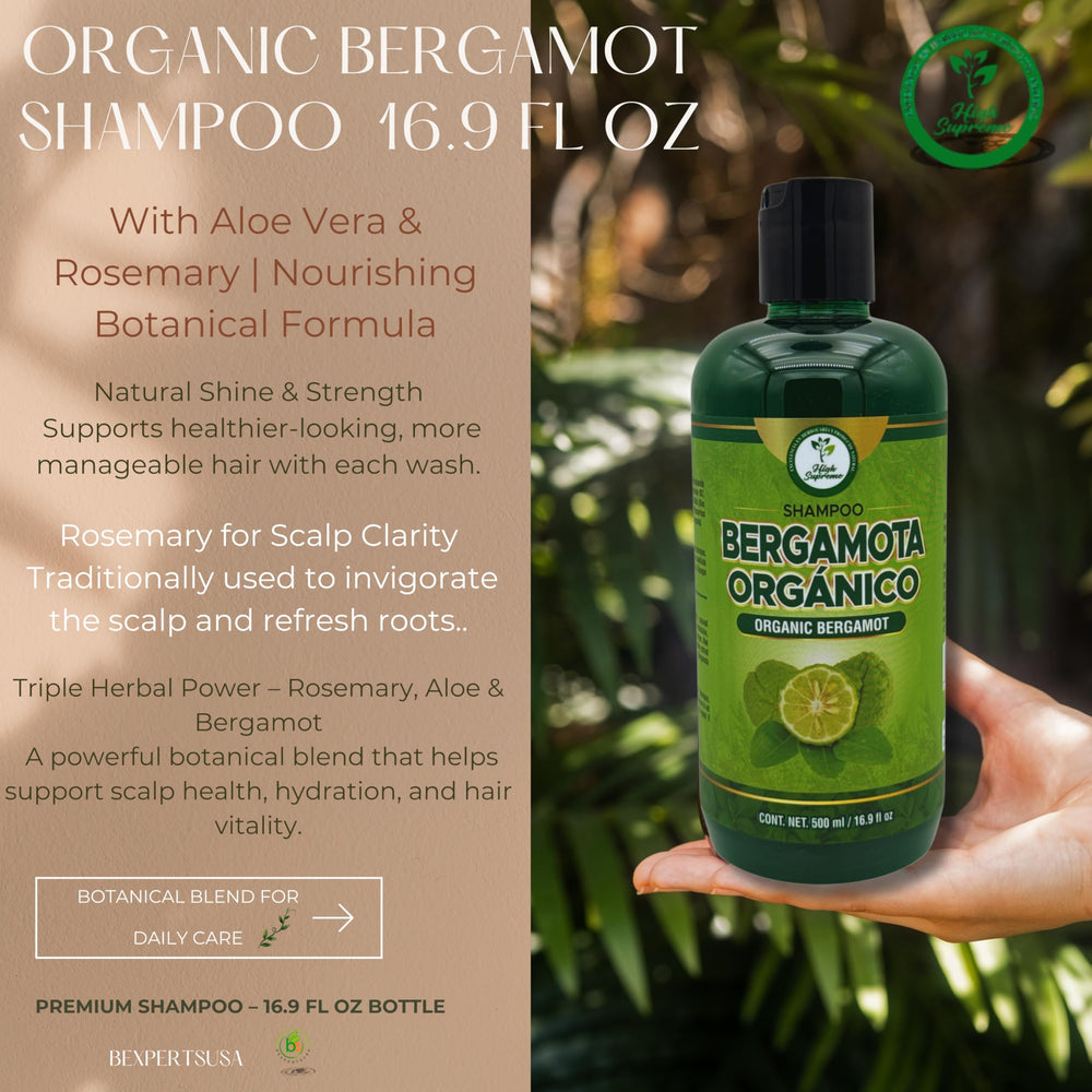 HIGH SUPREME Aloe vera formula highlighting natural hydration for softer, smoother hair.