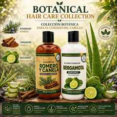 Shampoo bottle pour action with rich herbal lather and cleanse.