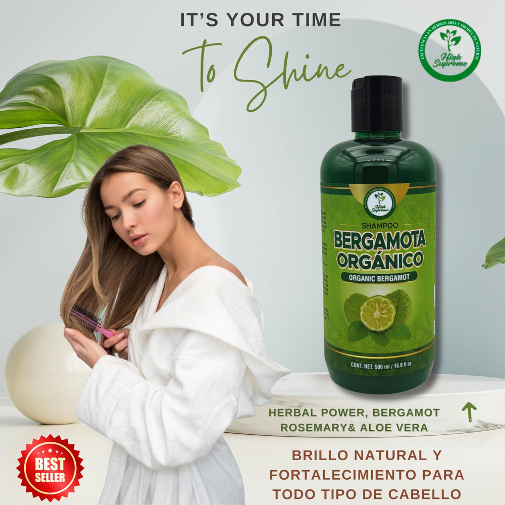 HIGH SUPREME shampoo lathers easily on damp hair during shower.