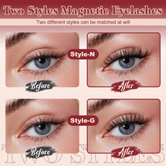 Reusable magnetic lashes support eco-friendly beauty routines on the go.