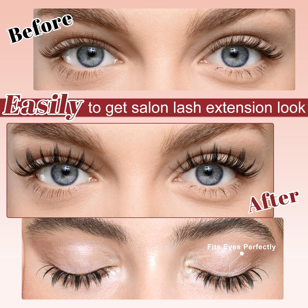 Higu clace instruction sheet helps beginners apply lashes easily.