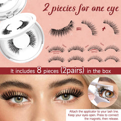 Higu clace instruction sheet helps beginners apply confidently