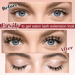 Higu clace instruction sheet helps beginners apply lashes easily.