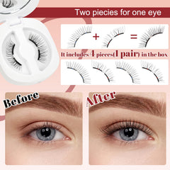 Higu clace magnetic applicator aiding precise lash placement and speed.