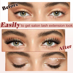 Higu clace magnetic eyelash box with mirror keeps lashes organized