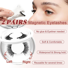 Higu clace natural-look wispy lashes blend with your lashes