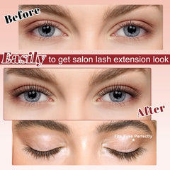 Higu clace soft natural lashes delivering a wispy, light look.