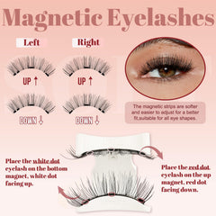 Higu Clace three magnets at lash base provide secure hold.