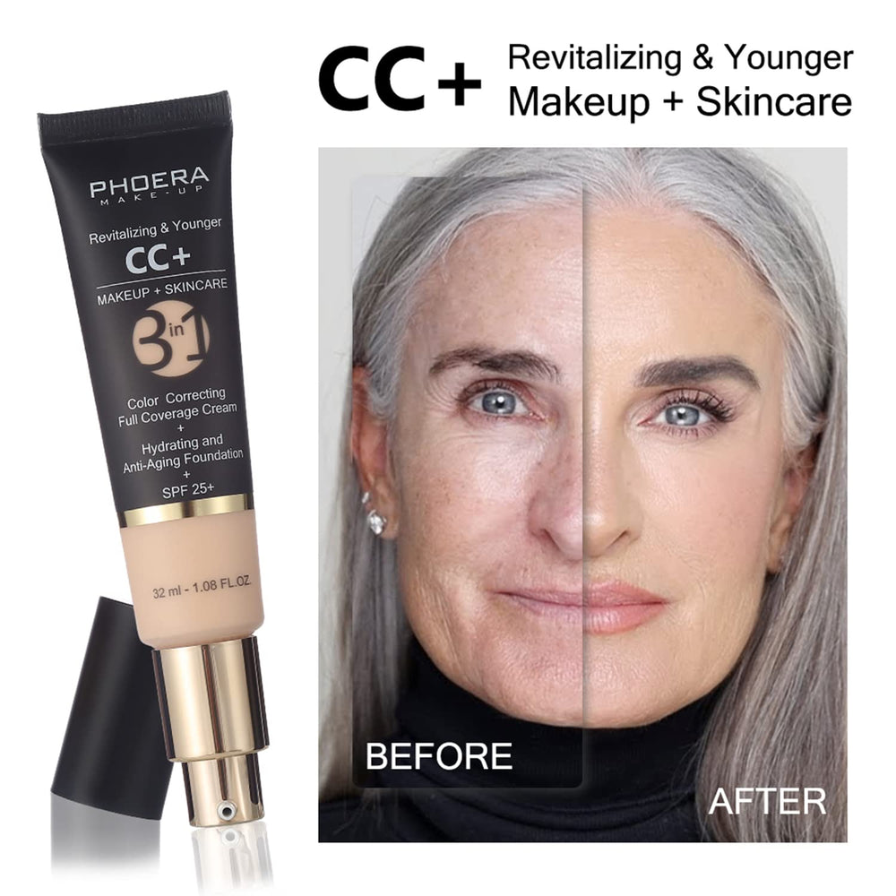 Hilareco Air Cushion CC Cream in-use provides even, lightweight coverage.