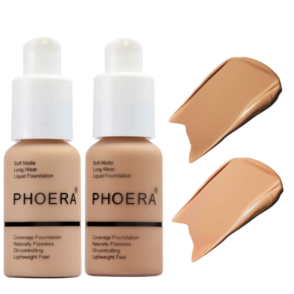 Hilareco BestLand PHOERA Foundation packaging close-up for easy application.