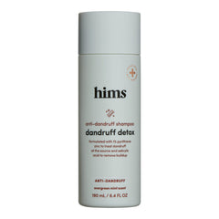 Hims Dandruff Detox shampoo bottle for daily scalp care and clean hair.