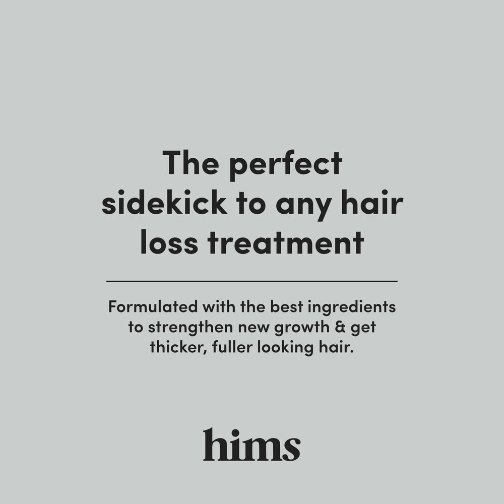Hims & Hers packaging on shelf communicates complete routine care.