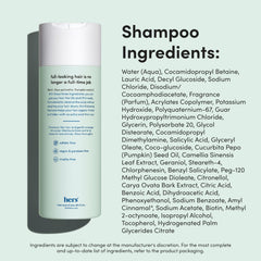 Hims & Hers color-safe shampoo bottle with gentle formula for all hair types