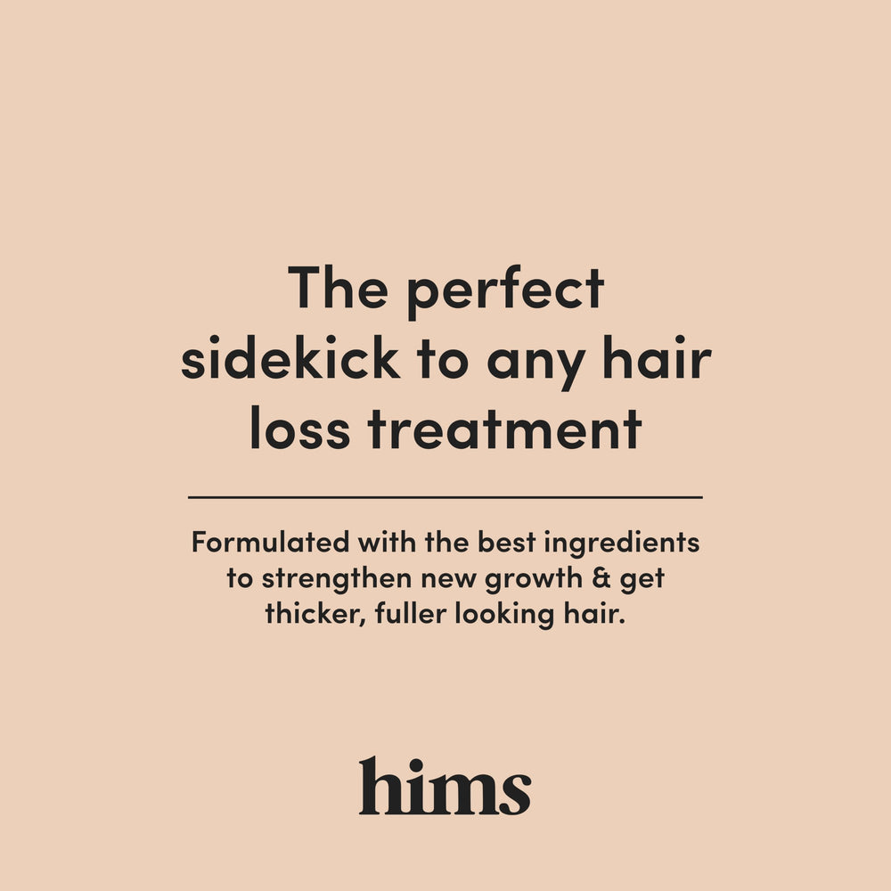 Hims Thick Fix leaves hair looking smoother after use.