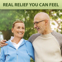 HiRelief Total Relief bottle in bag shows travel-friendly daily nerve comfort on the go.