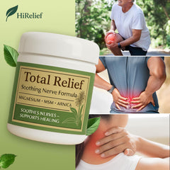 HiRelief magnesium cream applied to skin emphasizing non-greasy hydration after use.