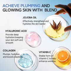 Hydration-focused HKH Serum delivering a hydrated, plump look with hyaluronic acid