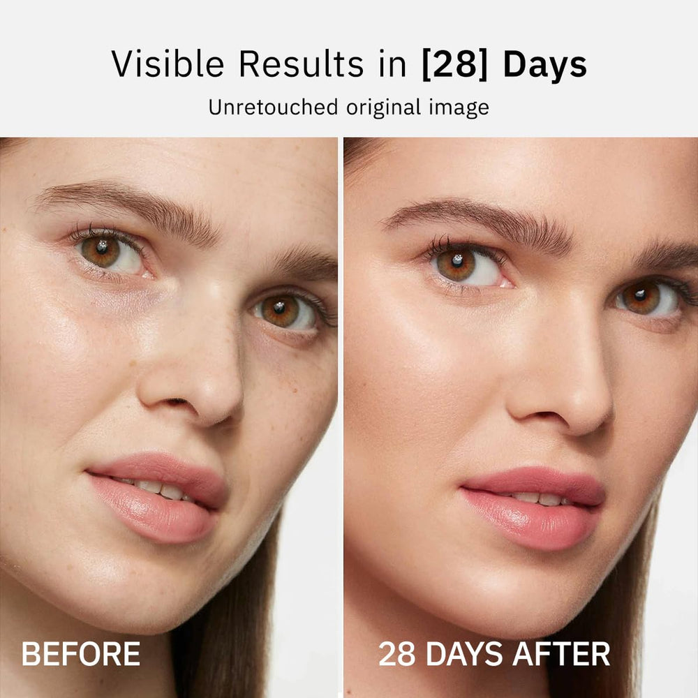 Nighttime routine with HKH serum showing potential wrinkle reduction and elasticity support.