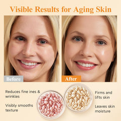 HKH skin texture smoothing capsule visual showing refined pores