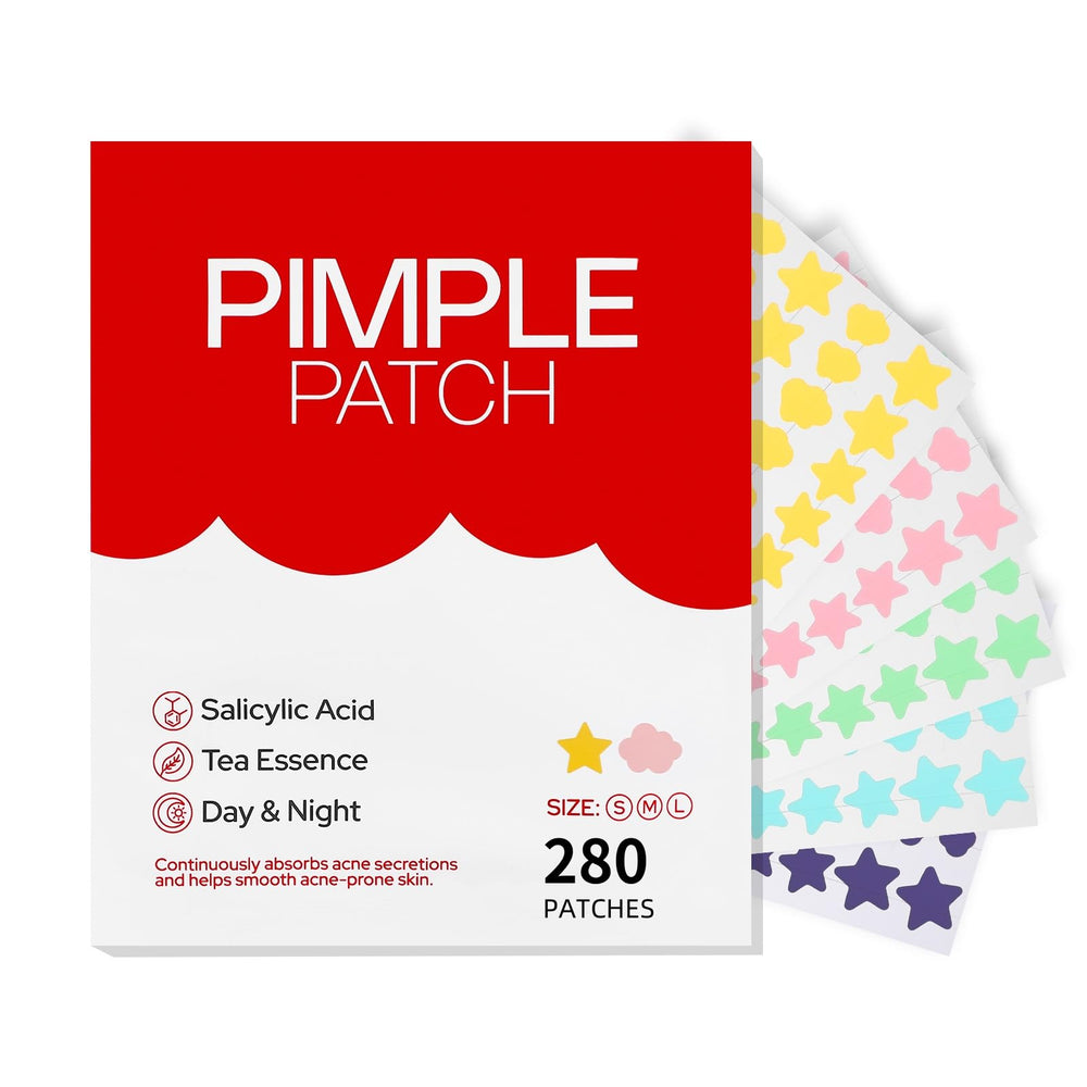 HLOES star patch small applied on skin for discreet coverage and overnight use