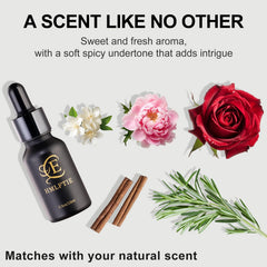 HMLFTIE dropper applicator enables precise on the go fragrance application.
