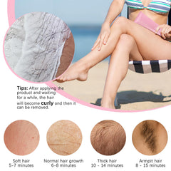 HNMTWQ gentle formula for sensitive skin during depilation