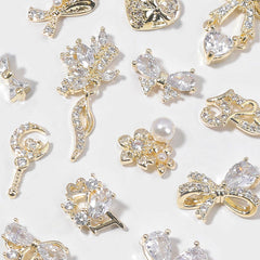 HNUIX crystal gems add shimmering accents to nails and crafts