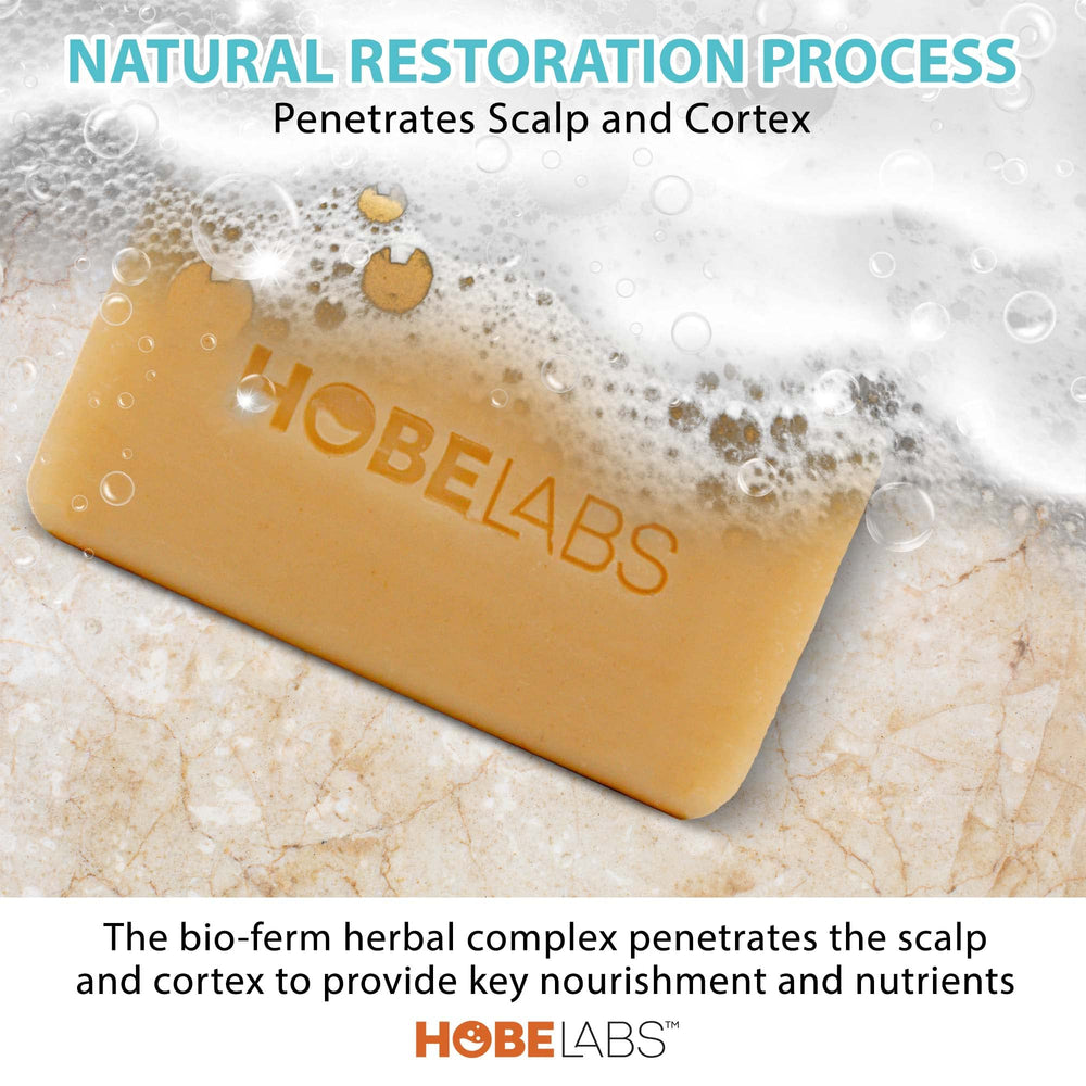 Hobe Labs Beach Day Shampoo Bar bottle display in retail setup