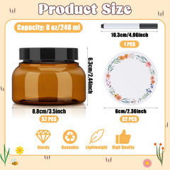 Hoemwarm marker pen and labels for jar customization