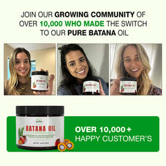 Holistic Depot Batana Oil hair shine for healthier-looking strands.