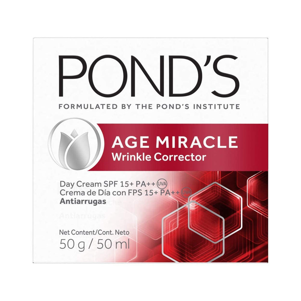 Holly Herbs Ponds Age Miracle Day Cream applying on skin for radiant daily glow.