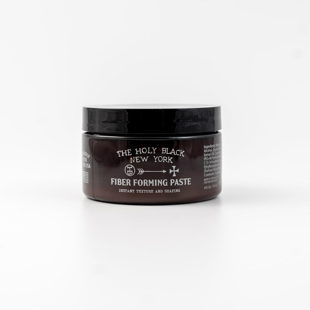 HOLY BLACK Fiber Forming Paste enables easy styling and quick results.