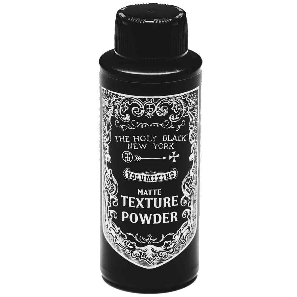 Holy Black Matte Texture Powder canister for on-the-go volume