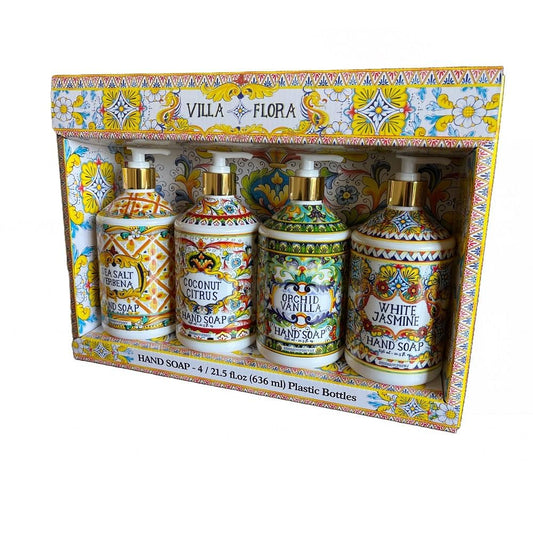Home and Body Company Sea Salt Verbena hand soap bottle with refreshing kitchen-friendly scent.