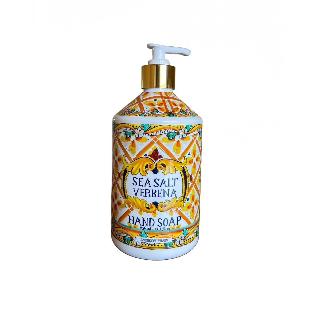 Home and Body Company bath and kitchen station display-friendly hand soap set.