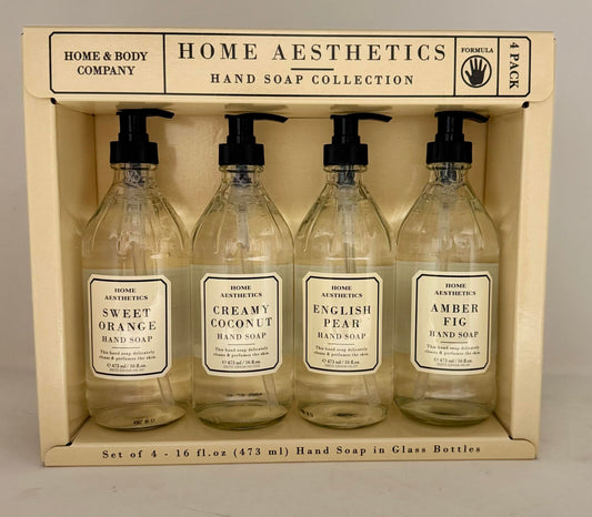 Home and Body Company hand wash Sweet Orange pour for daily moisturized cleansing.